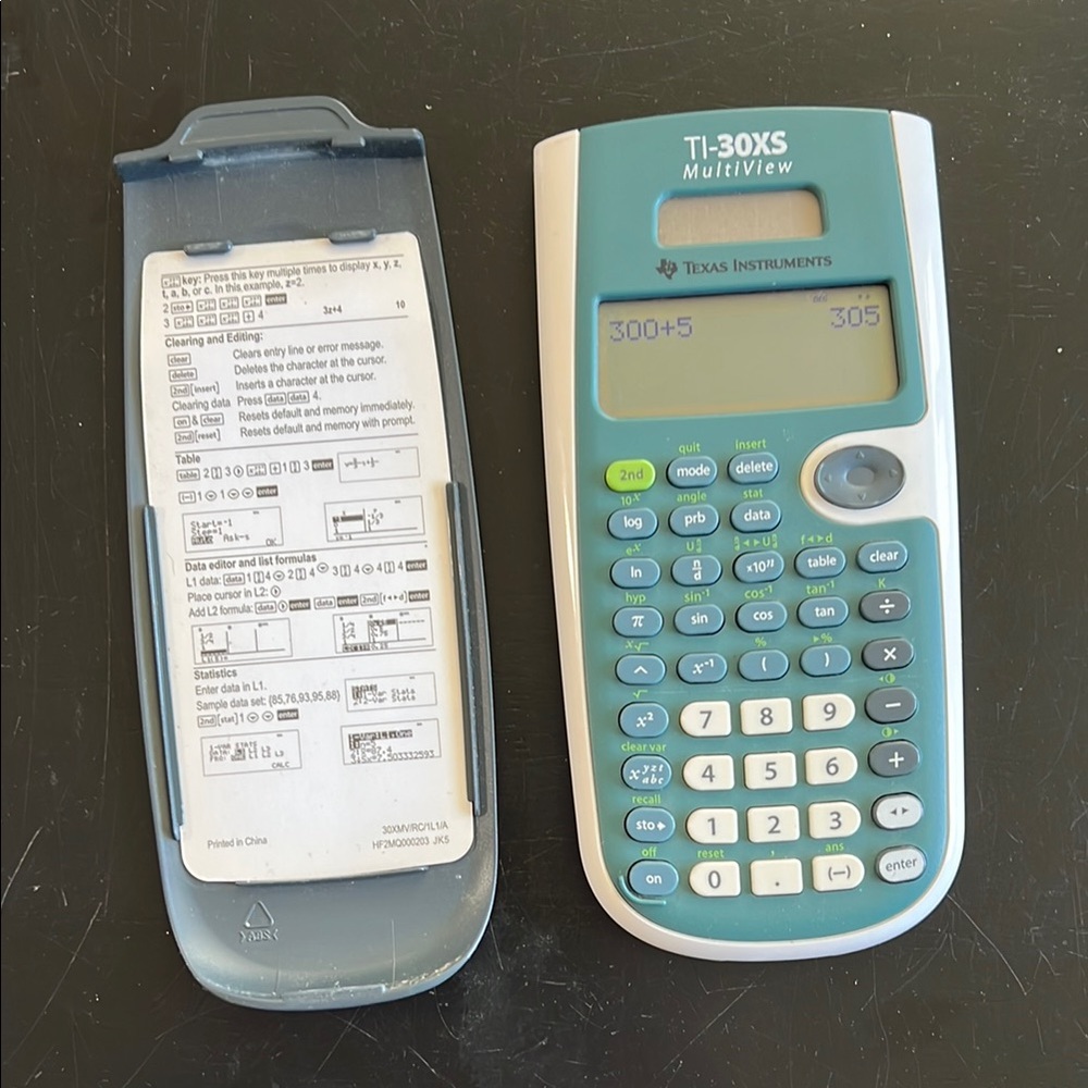 Texas Instruments TI-30XS MultiView Scientific Calculator - Blue